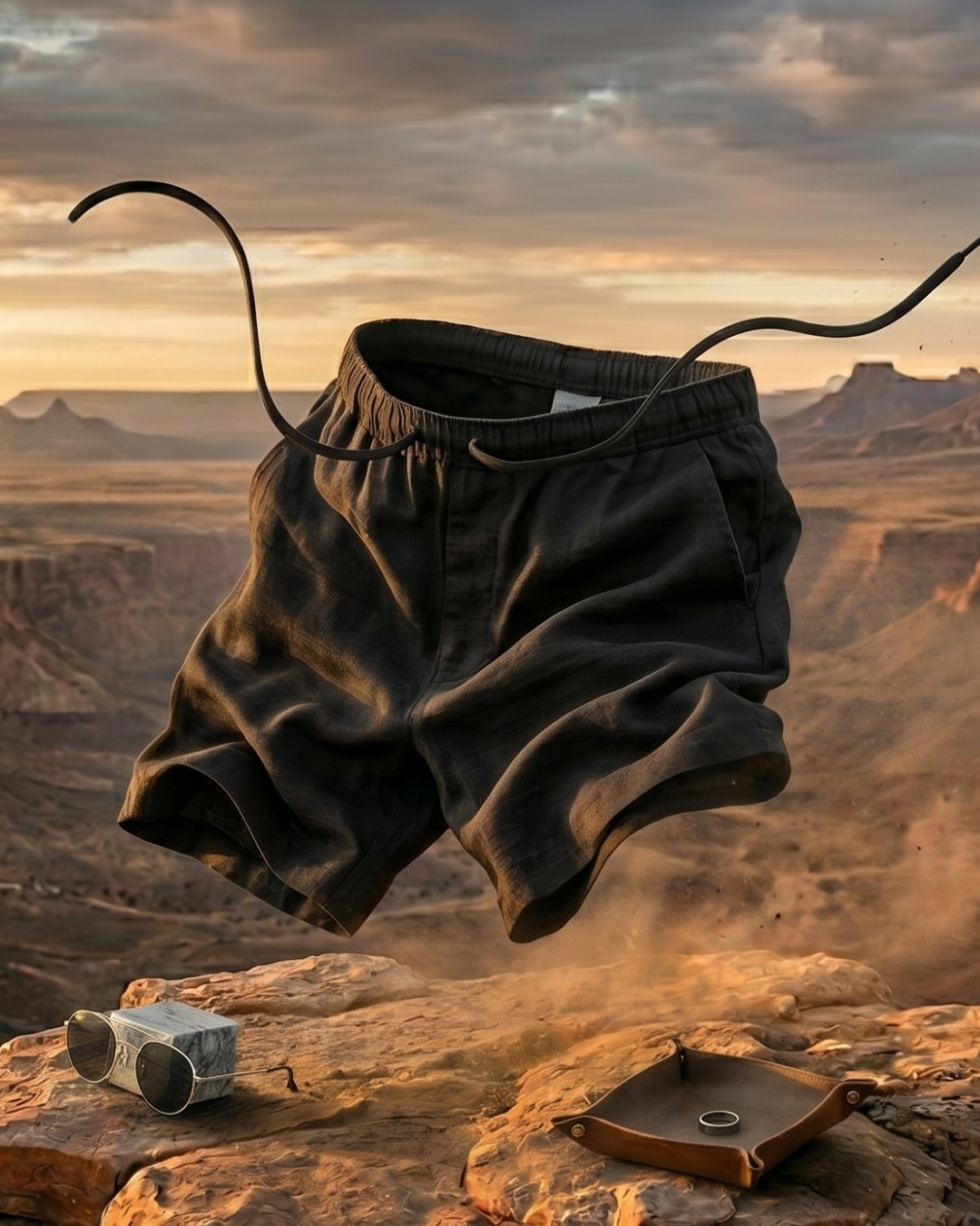 100% linen short for hot climates